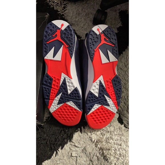 Nike Air Jordan 7 Retro Quai 54 2022 Mens Size 15 Blue Crimson DV0577-500